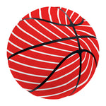 Candy Cane Striped Pattern Print Basketball