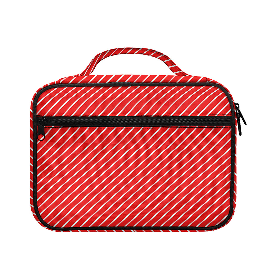 Candy Cane Striped Pattern Print Briefcase Bible Bag
