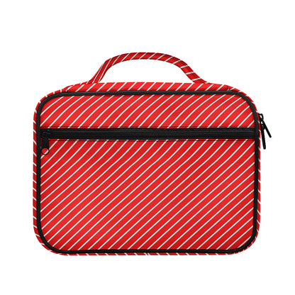 Candy Cane Striped Pattern Print Briefcase Bible Bag