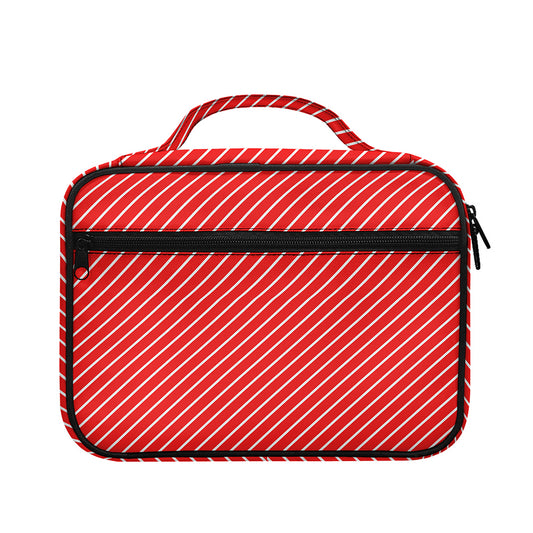 Candy Cane Striped Pattern Print Briefcase Bible Bag
