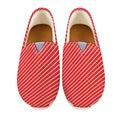 Candy Cane Striped Pattern Print Casual Shoes