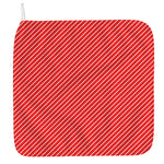 Candy Cane Striped Pattern Print Hand Towel