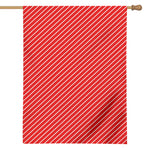 Candy Cane Striped Pattern Print House Flag