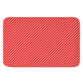 Candy Cane Striped Pattern Print Indoor Door Mat