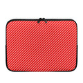 Candy Cane Striped Pattern Print Laptop Sleeve