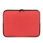 Candy Cane Striped Pattern Print Laptop Sleeve