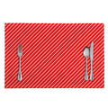 Candy Cane Striped Pattern Print Placemat