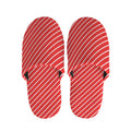Candy Cane Striped Pattern Print Slippers