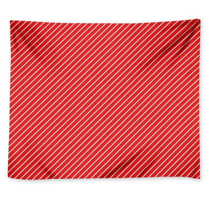 Candy Cane Striped Pattern Print Tapestry