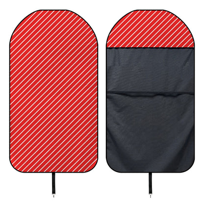 Candy Cane Striped Pattern Print Waterproof Car Seat Cover