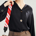 Candy Cane Stripes Pattern Print Bag Strap
