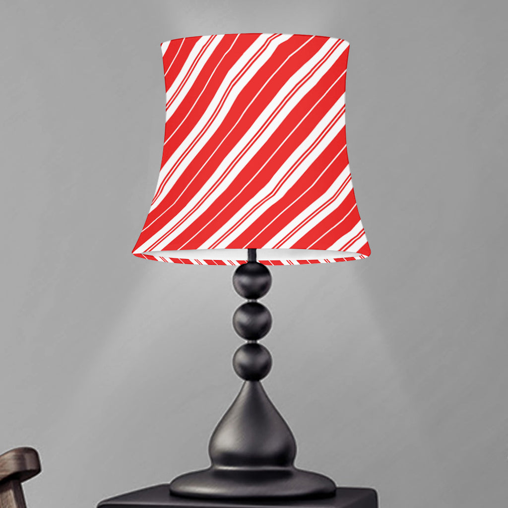 Candy Cane Stripes Pattern Print Bell Lamp Shade