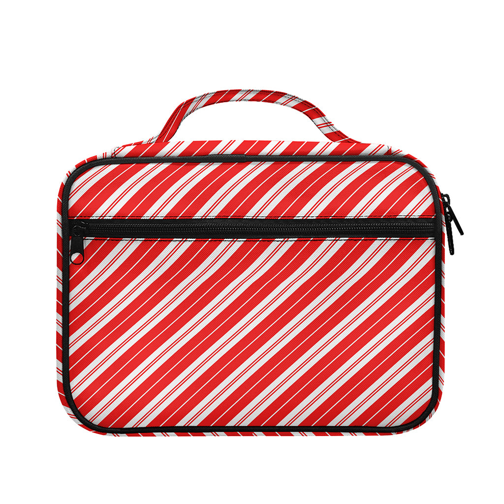 Candy Cane Stripes Pattern Print Briefcase Bible Bag