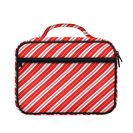 Candy Cane Stripes Pattern Print Briefcase Bible Bag