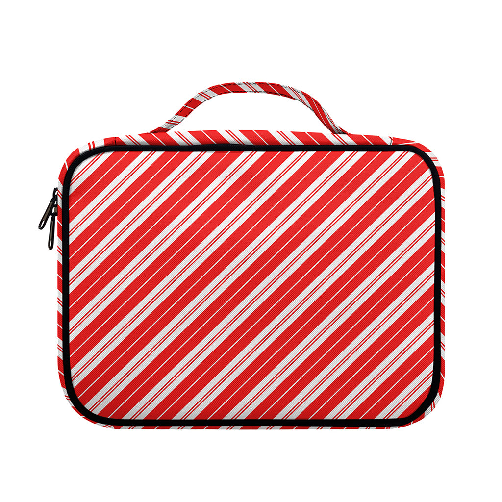 Candy Cane Stripes Pattern Print Briefcase Bible Bag
