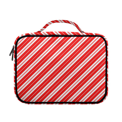 Candy Cane Stripes Pattern Print Briefcase Bible Bag