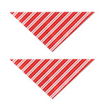 Candy Cane Stripes Pattern Print Dog Bandana