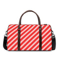 Candy Cane Stripes Pattern Print Duffel Bag