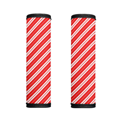 Candy Cane Stripes Pattern Print Handle Covers