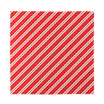 Candy Cane Stripes Pattern Print Silk Bandana