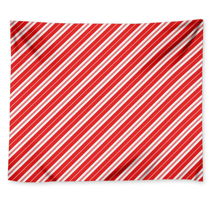 Candy Cane Stripes Pattern Print Tapestry