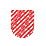 Candy Cane Stripes Pattern Print Toilet Lid Cover