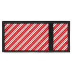 Candy Cane Stripes Pattern Print Trifold Wallet