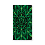 Cannabis Leaf Mandala Print Baby Crib Sheet