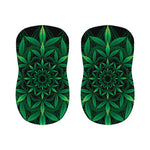Cannabis Leaf Mandala Print Bar Stool Covers