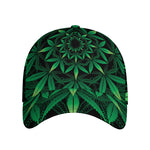 Cannabis Leaf Mandala Print Baseball Cap