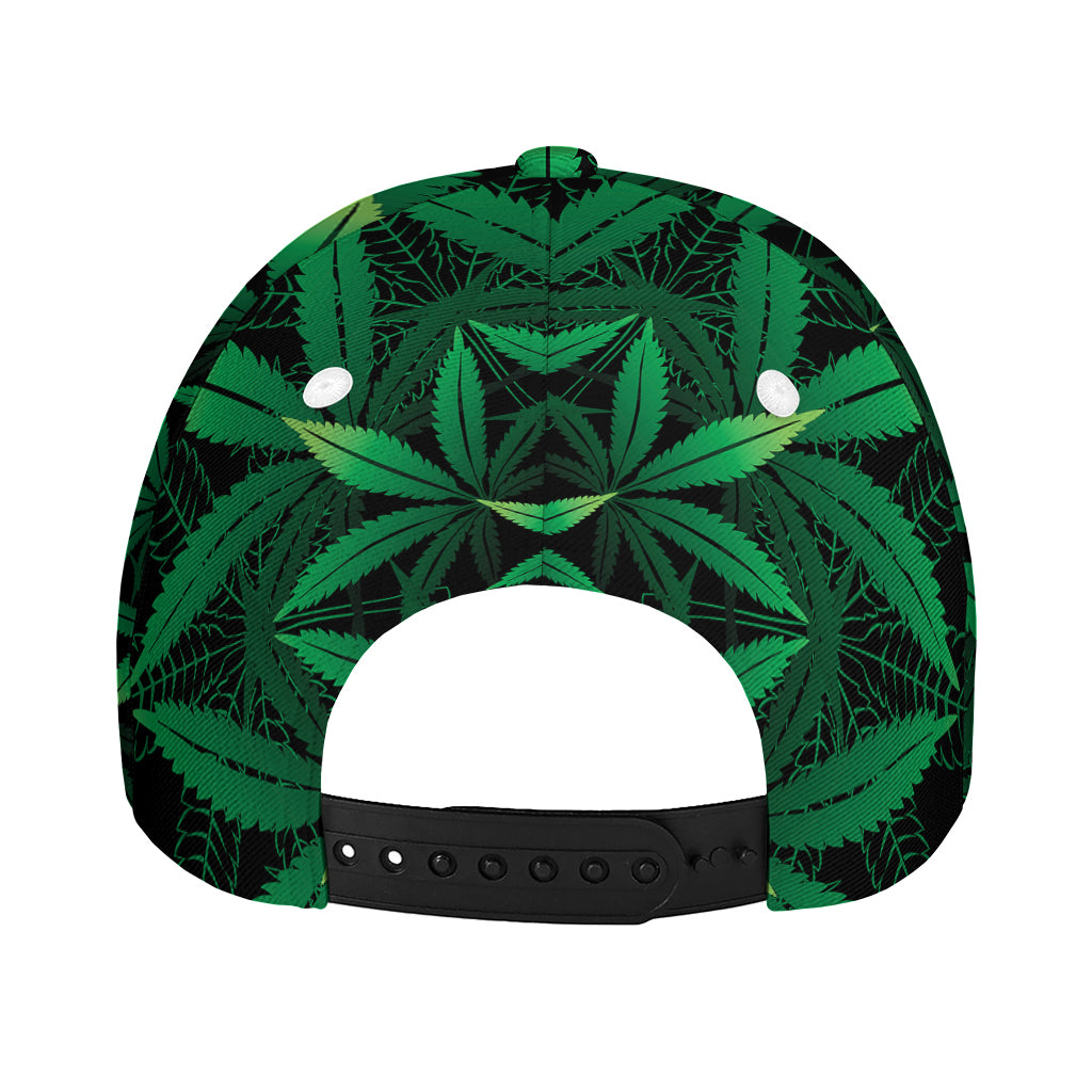 Cannabis Leaf Mandala Print Baseball Cap