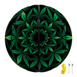 Cannabis Leaf Mandala Print Basketball