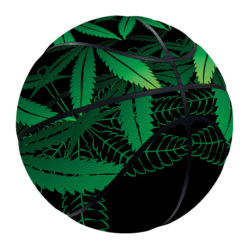 Cannabis Leaf Mandala Print Basketball
