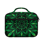 Cannabis Leaf Mandala Print Briefcase Bible Bag