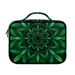 Cannabis Leaf Mandala Print Briefcase Bible Bag