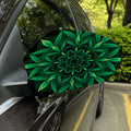 Cannabis Leaf Mandala Print Car Side Mirror Covers