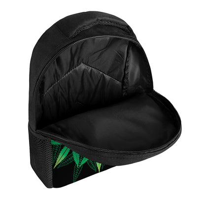 Cannabis Leaf Mandala Print Casual Backpack