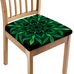 Cannabis Leaf Mandala Print Chair Cushion Cover