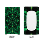 Cannabis Leaf Mandala Print Changing Pad Cover