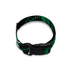 Cannabis Leaf Mandala Print Dog Collar