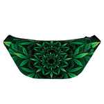Cannabis Leaf Mandala Print Fanny Pack