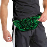 Cannabis Leaf Mandala Print Fanny Pack