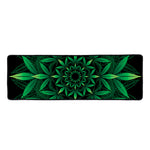 Cannabis Leaf Mandala Print Long Kitchen Mat