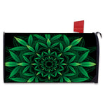 Cannabis Leaf Mandala Print Mailbox Cover