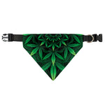 Cannabis Leaf Mandala Print Over The Collar Dog Bandana