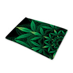 Cannabis Leaf Mandala Print Pet Cooling Mat Cover