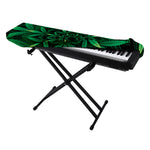 Cannabis Leaf Mandala Print Piano Keyboard Cover