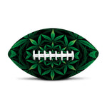 Cannabis Leaf Mandala Print Rugby Ball
