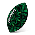 Cannabis Leaf Mandala Print Rugby Ball