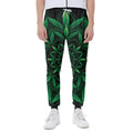 Cannabis Leaf Mandala Print Joggers